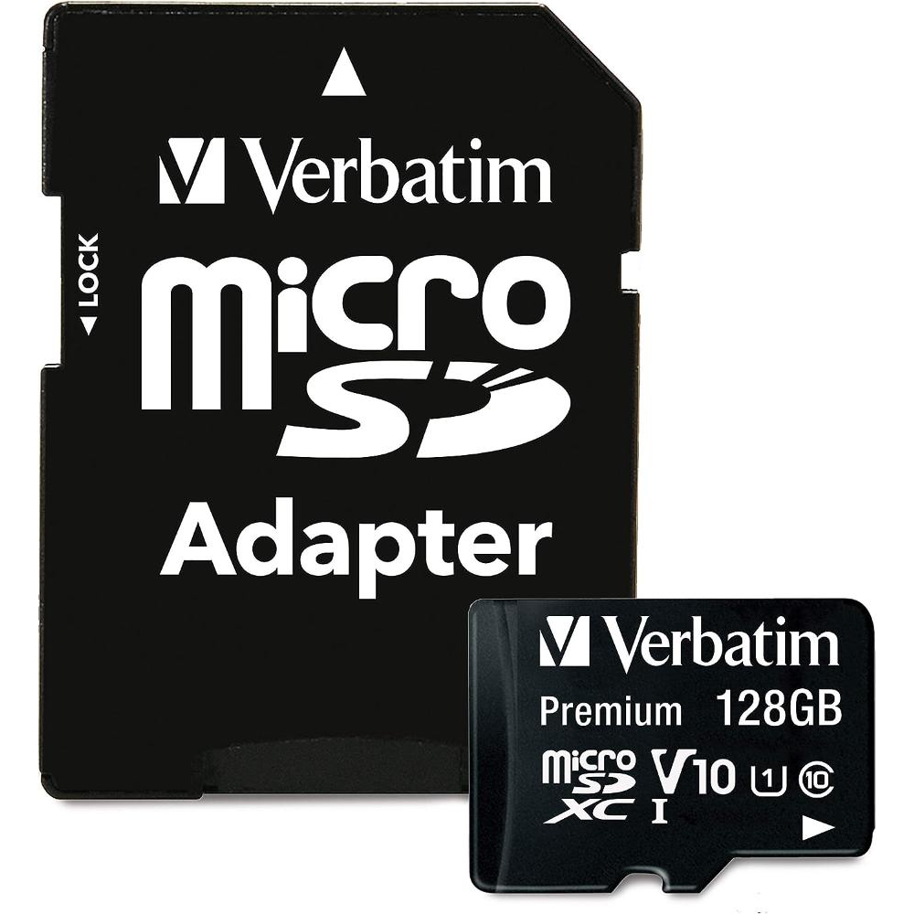 VERBATIM MEM. CARD MICROSD SDHC CLASS CON ADATTATORE 10 128GB 44085
