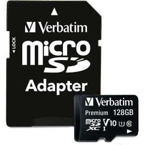 VERBATIM MEM. CARD MICROSD SDHC CLASS CON ADATTATORE 10 128GB 44085