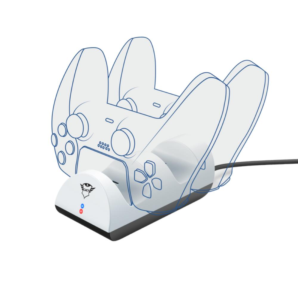 TRUST GAMING BASE RICARICA CONTROLLER PS5 DUO GXT 254 24451