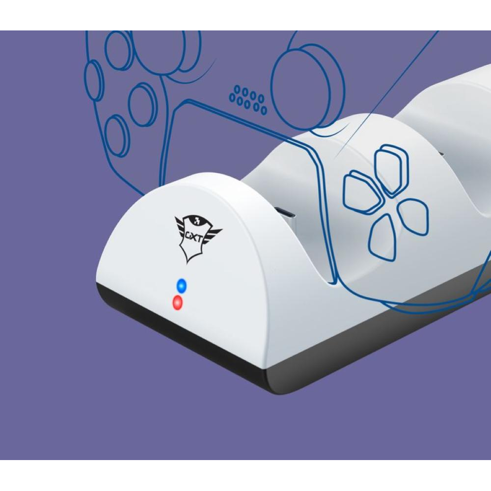 TRUST GAMING BASE RICARICA CONTROLLER PS5 DUO GXT 254 24451