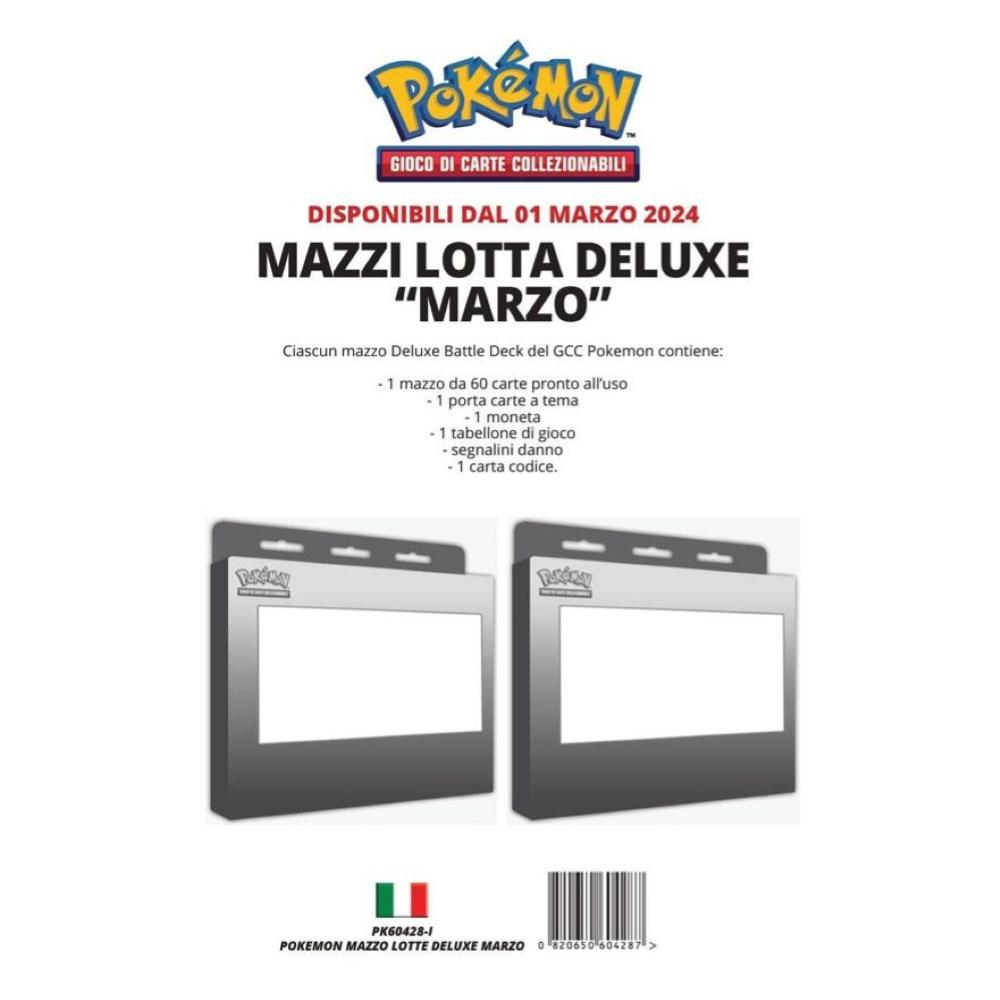 Pokemon - Mazzi Lotta Deluxe "ZAPDOS EX & NINETALES EX" 