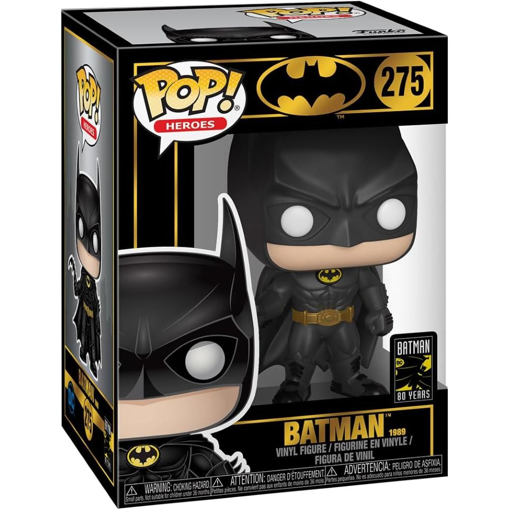 FUNKO POP BATMAN 80TH - VINYL FIGURE 275 BATMAN (1989) 9CM