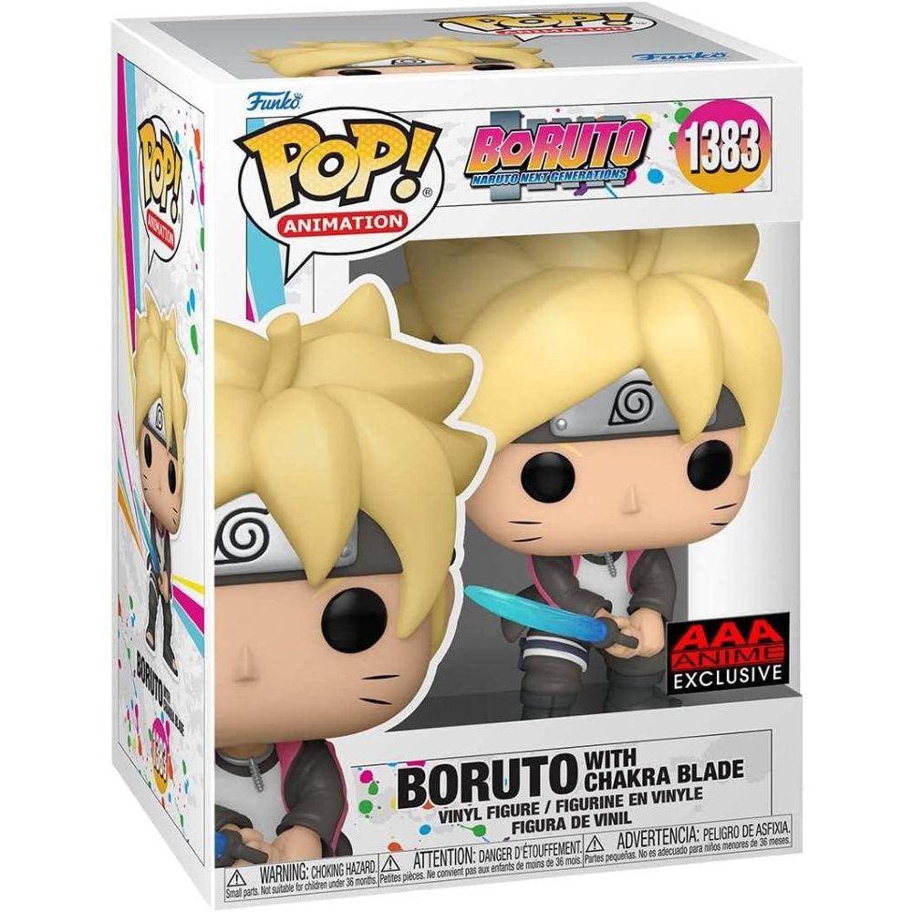 FUNKO POP BORUTO: NARUTO NEXT GENERATION - VINYL FIGURE 1383 BORUTO W/SWORD W/(GW) 9CM GA EXCL*