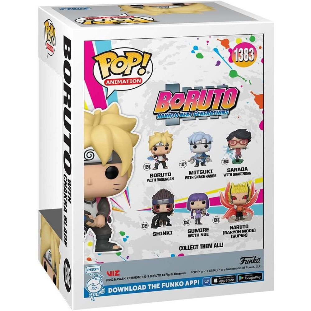 FUNKO POP BORUTO: NARUTO NEXT GENERATION - VINYL FIGURE 1383 BORUTO W/SWORD W/(GW) 9CM GA EXCL*