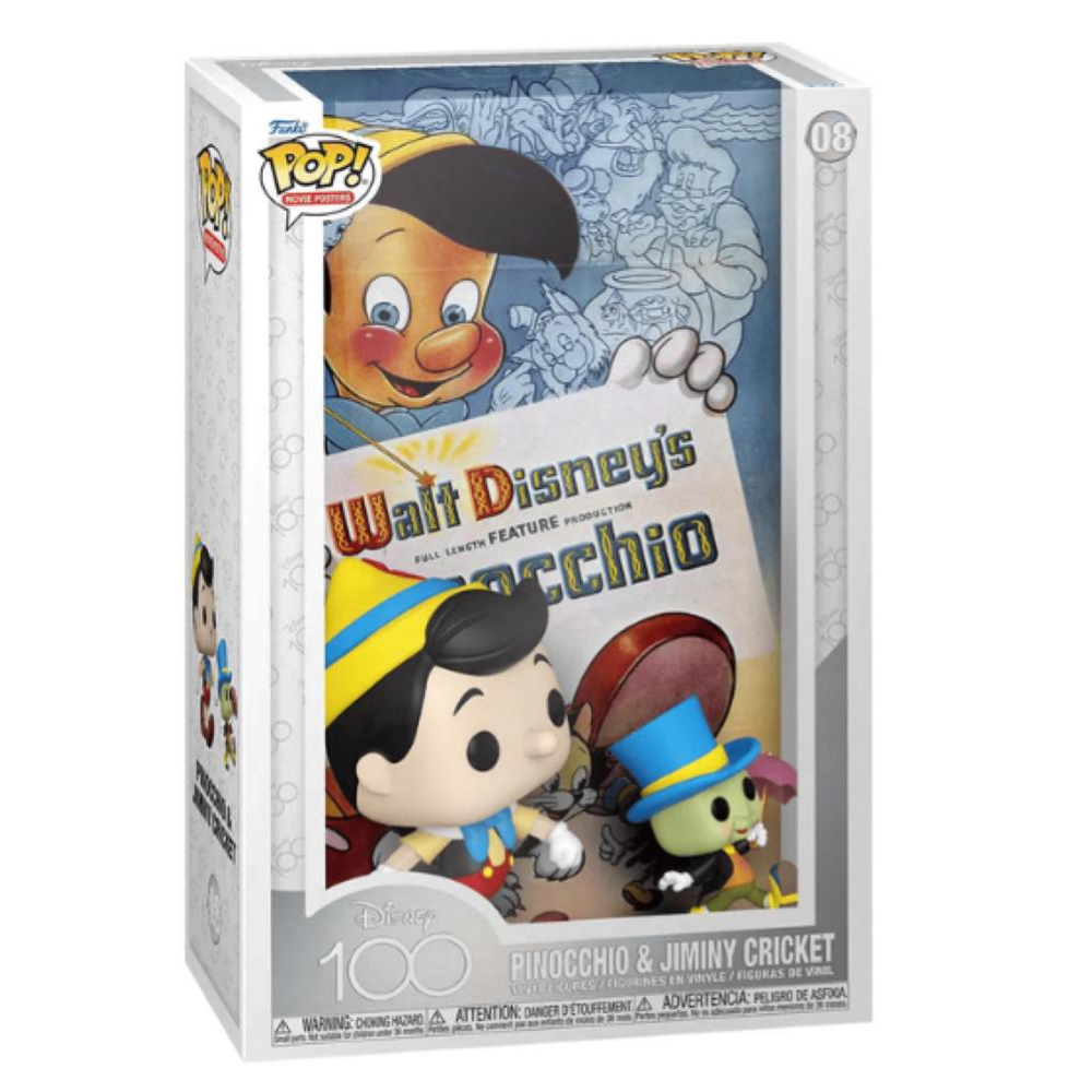 FUNKO POP DISNEY: 100TH ANNIVERSARY - POP MOVIE COVERS 08 PINOCCHIO*