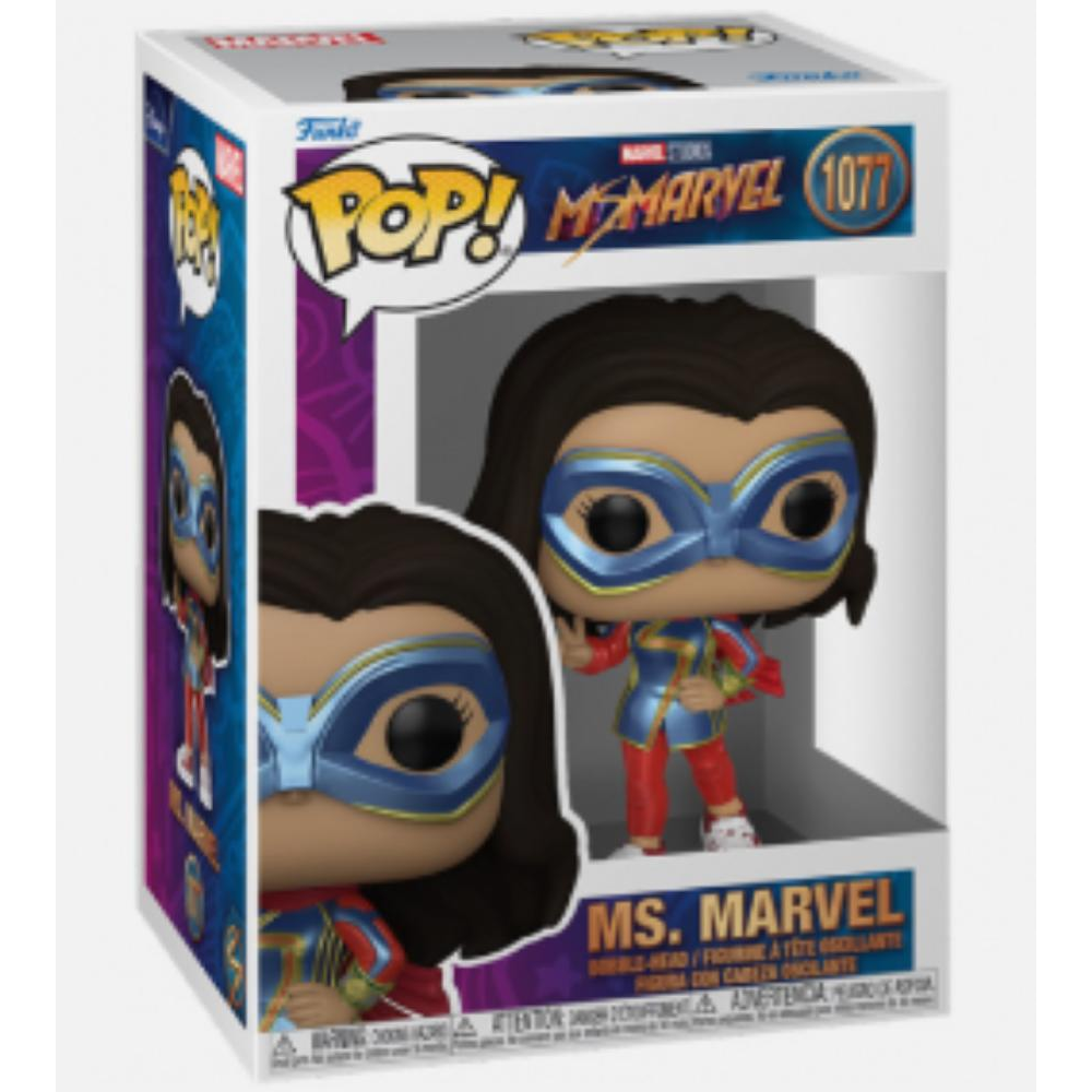 FUNKO POP MARVEL: MS MARVEL - VINYL FIGURE 1077 MS. MARVEL 9CM*