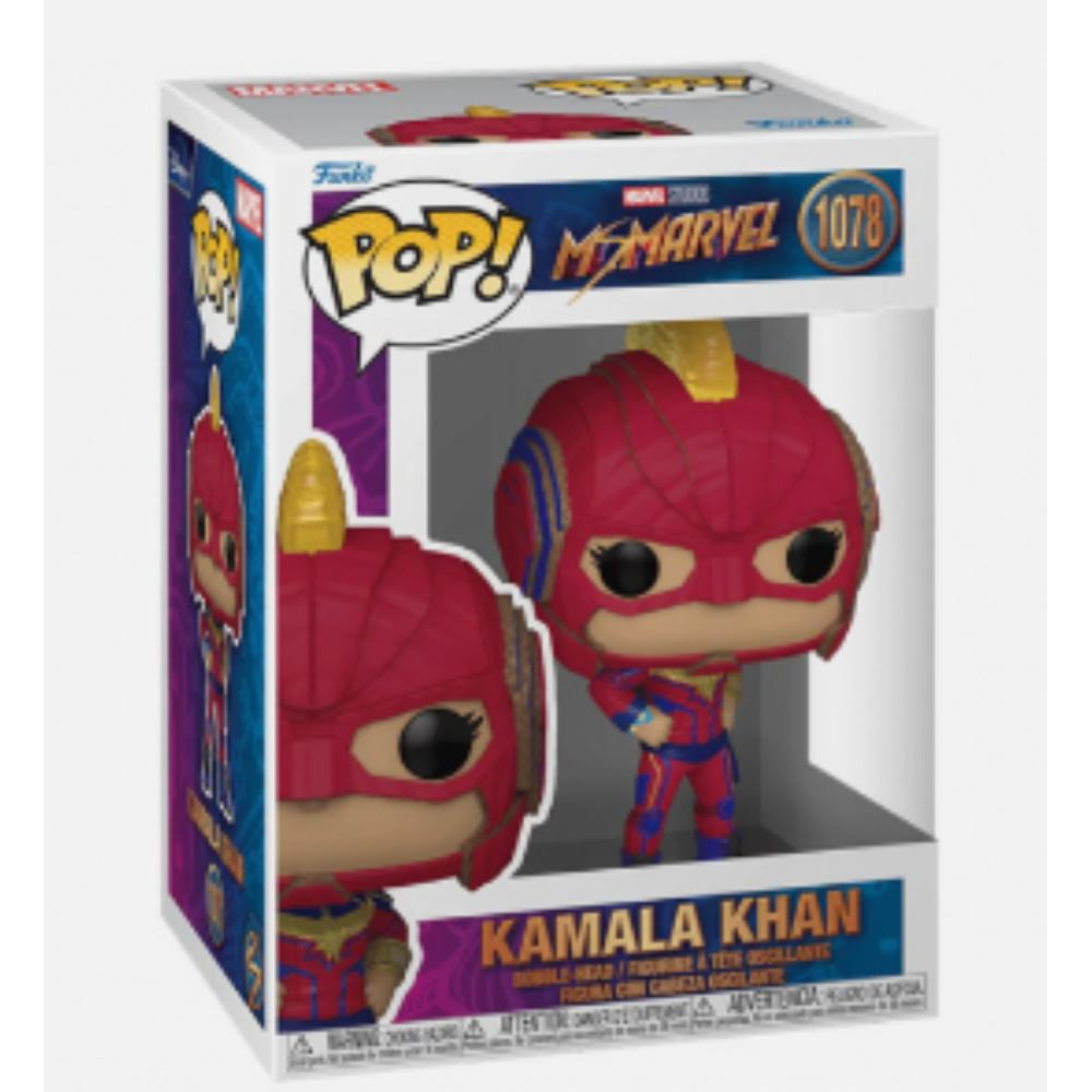 FUNKO POP MARVEL: MS MARVEL - VINYL FIGURE 1078 KAMALA KHAN 9CM*