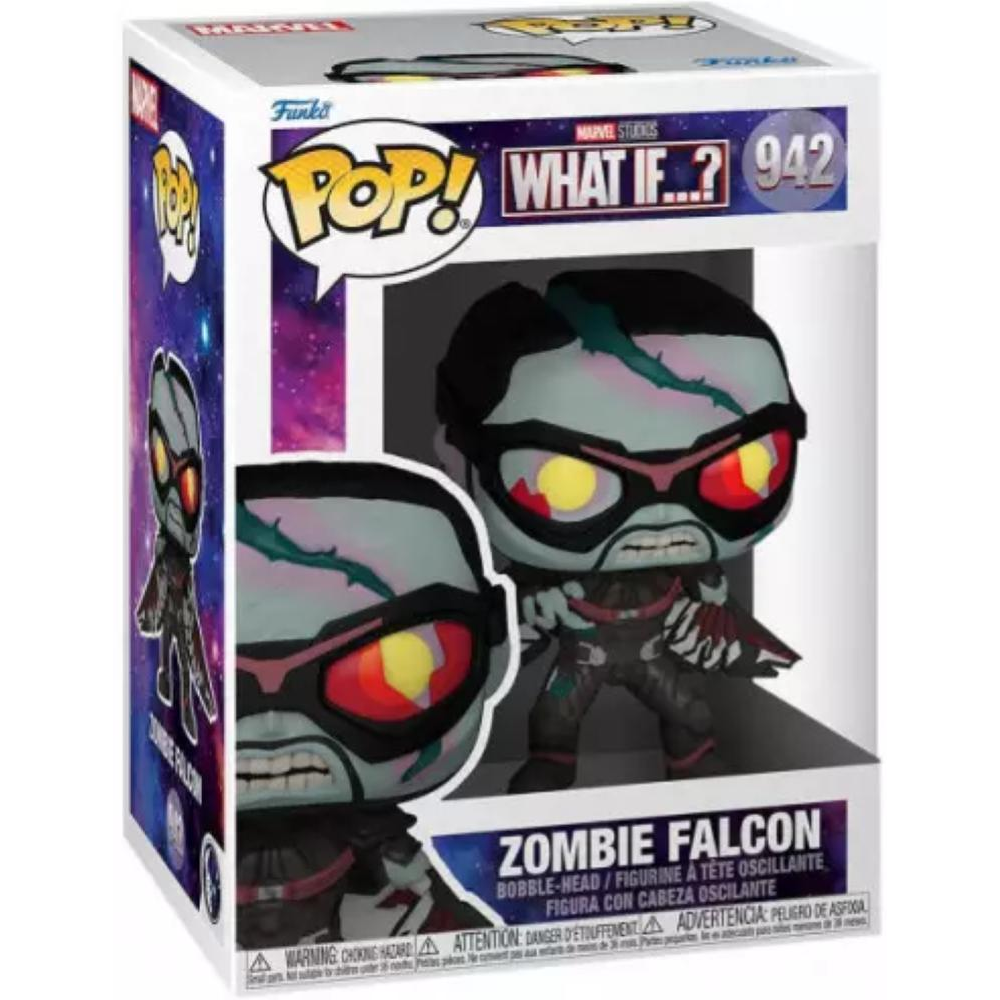 FUNKO POP MARVEL: WHAT IF - POP FUNKO VINYL FIGURE 942 ZOMBIE FALCON 9CM*