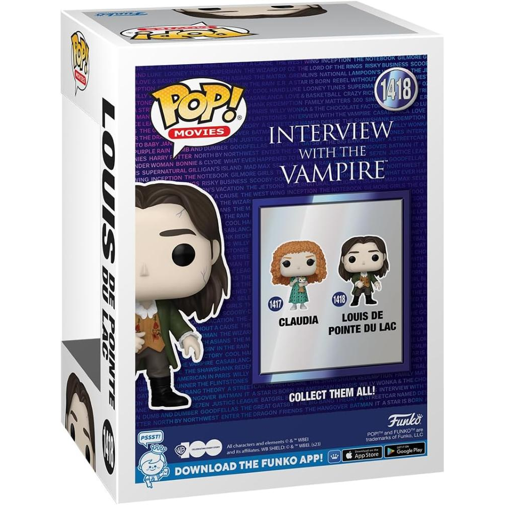 FUNKO POP WARNER BROS: 100TH ANNIVERSARY - INTERVIEW WITH THE VAMPIRE - VINYL FIGURE 1418 LOUIS DE POINTE DU LAC 9CM*
