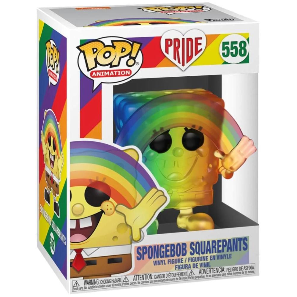 FUNKO POP PRIDE 2020 - VINYL FIGURE 558 SPONGEBOB SQUAREPANTS (RNBW) 9CM 
