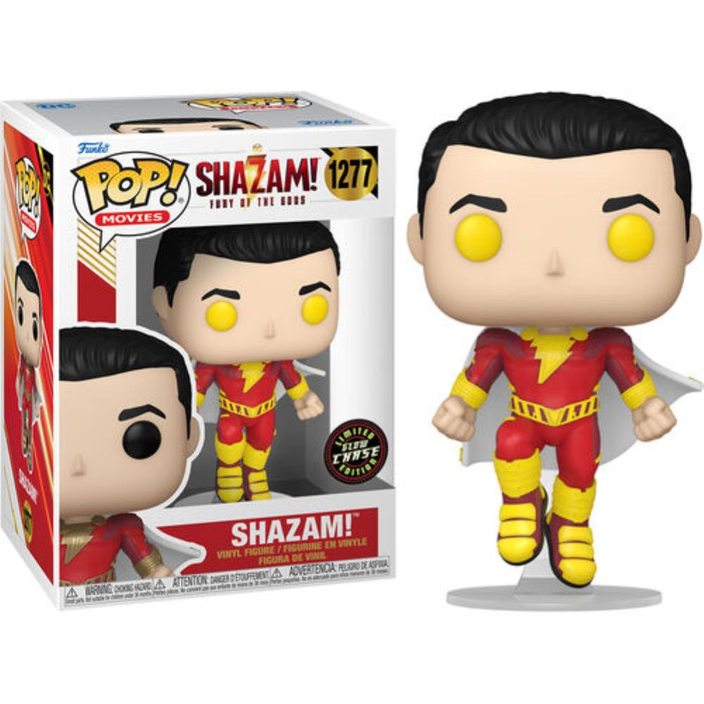 FUNKO POP DC COMICS: SHAZAM 2 - VINYL FIGURE 1277 SHAZAM CHASE (GW) 9CM*
