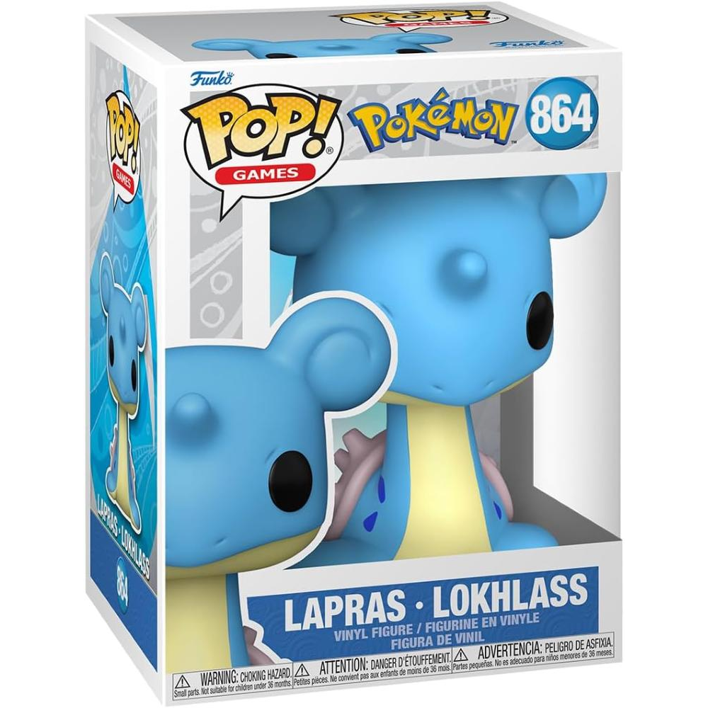 FUNKO POP POKEMON - VINYL FIGURE 864 LAPRAS (EMEA) 9CM - 74227