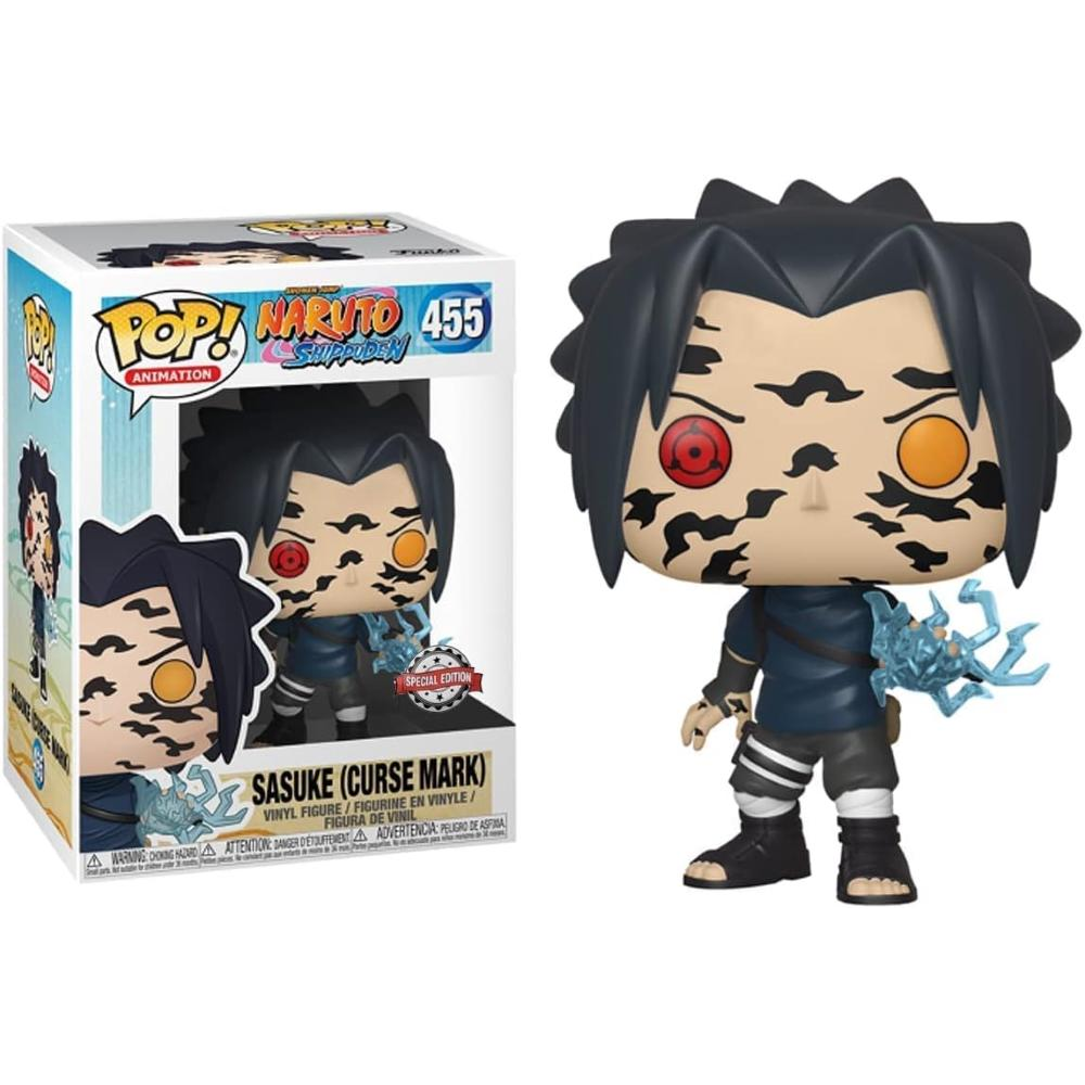 FUNKO POP NARUTO SHIPPUDEN - VINYL FIGURE 455 SASUKE (CURSED MARK) 9CM