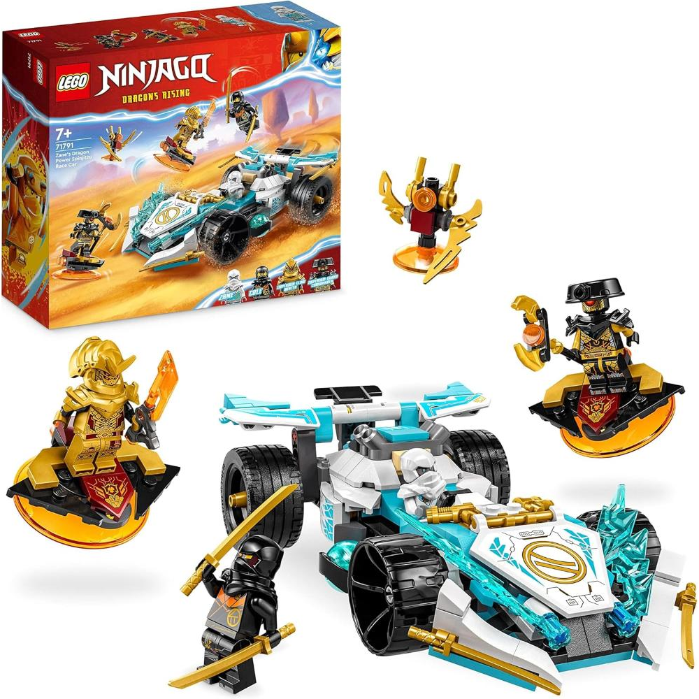 LEGO NINJAGO - Auto da corsa Spinjitzu Dragon Power di Zane 71791 *EOL
