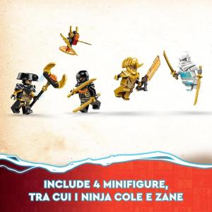LEGO NINJAGO - Auto da corsa Spinjitzu Dragon Power di Zane 71791 *EOL