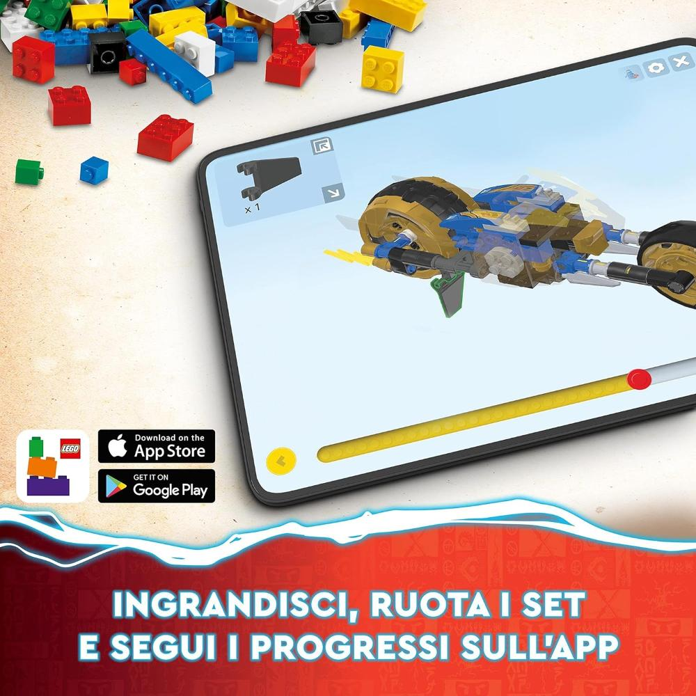 LEGO NINJAGO - Auto da corsa Spinjitzu Dragon Power di Zane 71791 *EOL