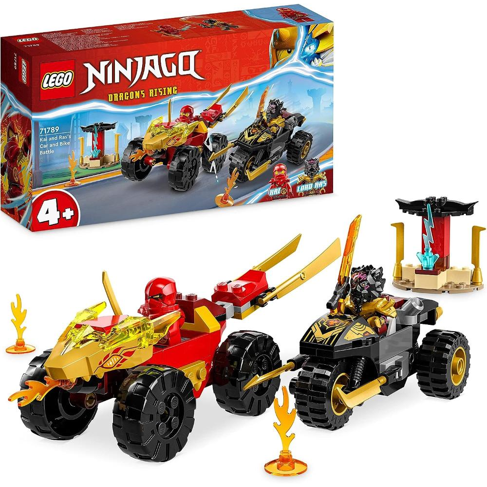 LEGO NINJAGO - Battaglia su auto e moto di Kai e Ras 71789  *EOL