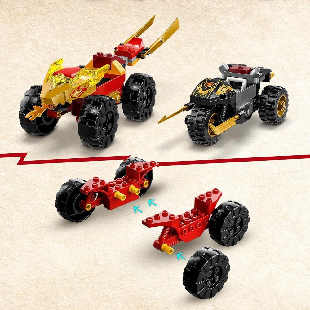 LEGO NINJAGO - Battaglia su auto e moto di Kai e Ras 71789  *EOL