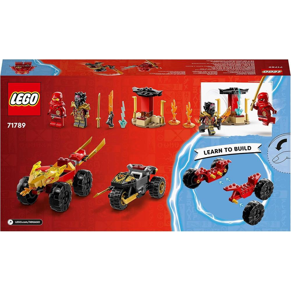 LEGO NINJAGO - Battaglia su auto e moto di Kai e Ras 71789  *EOL