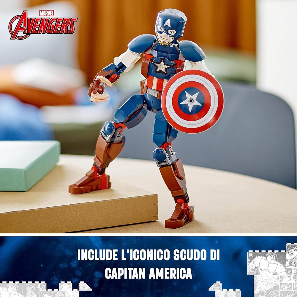 LEGO Personaggio di Captain America 76258