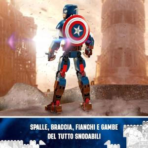 LEGO Personaggio di Captain America 76258