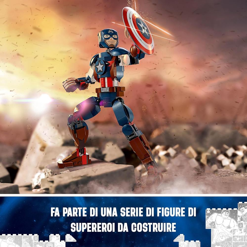 LEGO Personaggio di Captain America 76258