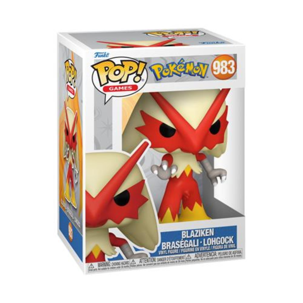 FUNKO POP POKEMON - VINYL FIGURE 983 BLAZIKEN (EMEA) 9CM 
