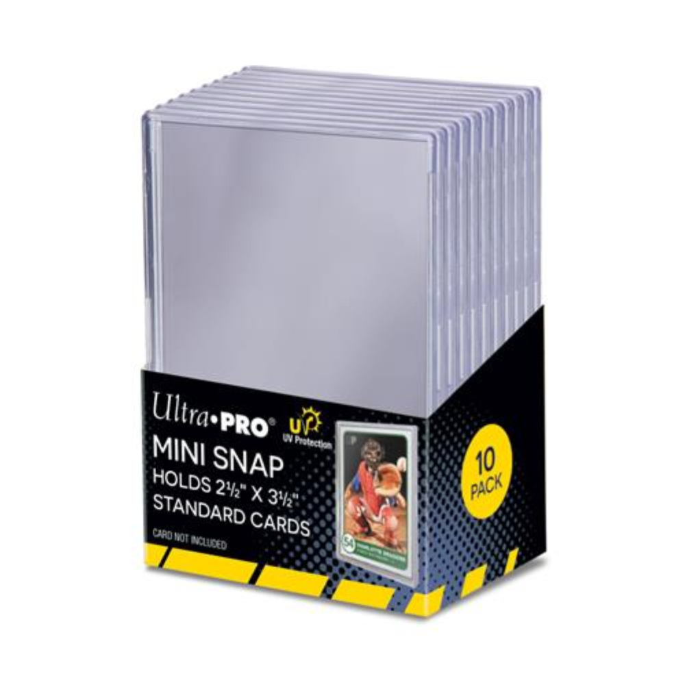 ULTRA-PRO 15214 - UV MINI SNAP CARD HOLDER - 10 PIECES PACK