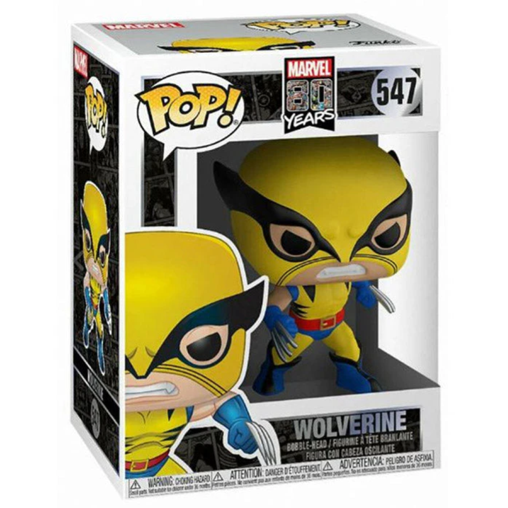 FUNKO POP MARVEL 80TH - FIRST APPEARANCE - POP FUNKO VINYL FIGURE 547 WOLVERINE 9CM