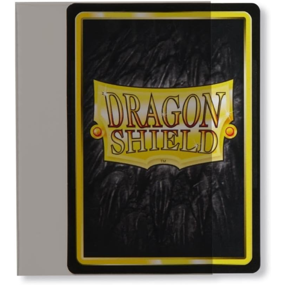 DRAGON SHIELD STANDARD PERFECT FIT SIDELOADING SLEEVES - CLEAR/SMOKE (100 SLEEVES) AT-13123