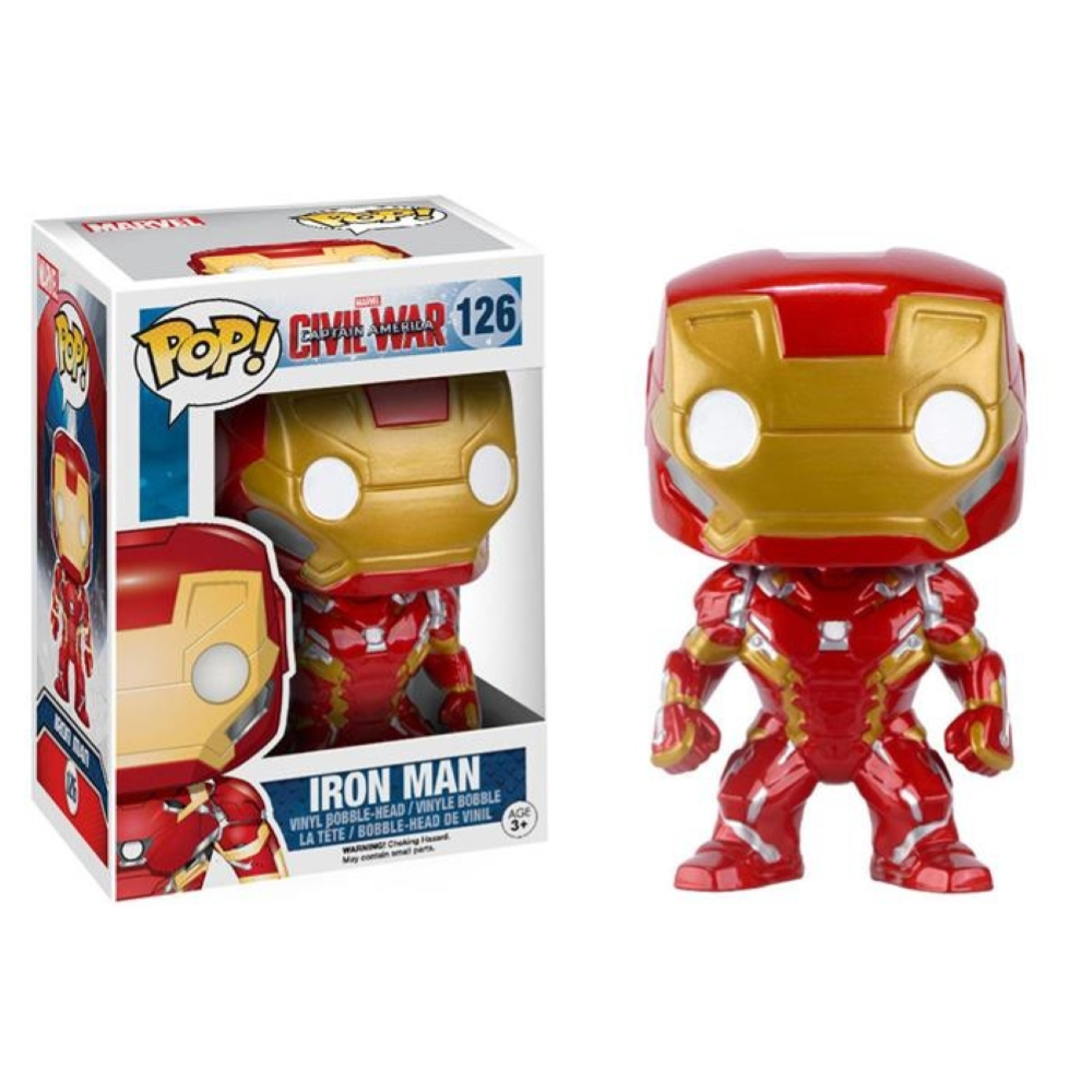 FUNKO POP MARVEL - VINYL FIGURE 126 IRON MAN 10CM 