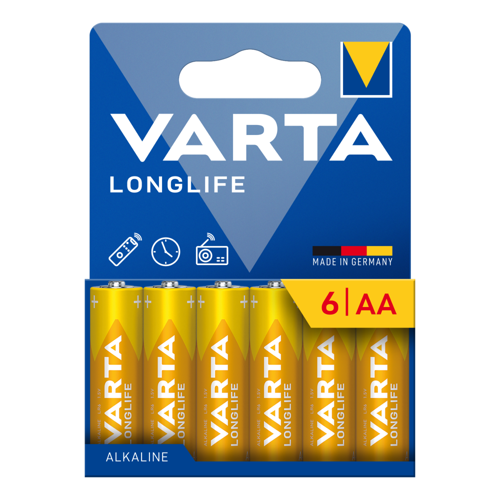 VARTA PILA LONGLIFE STILO AA BL6