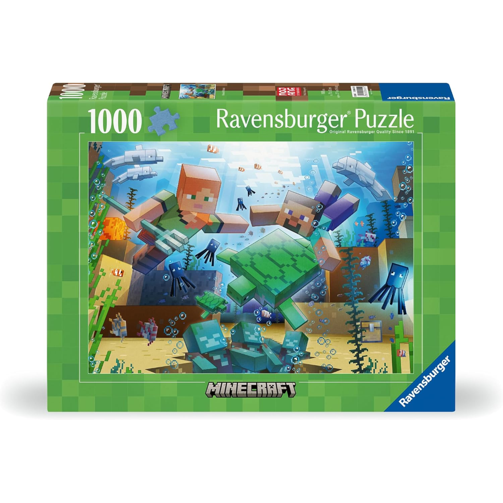 Ravensburger Puzzle 1000 PC Licensed - Minecraft Mosaic 12000421