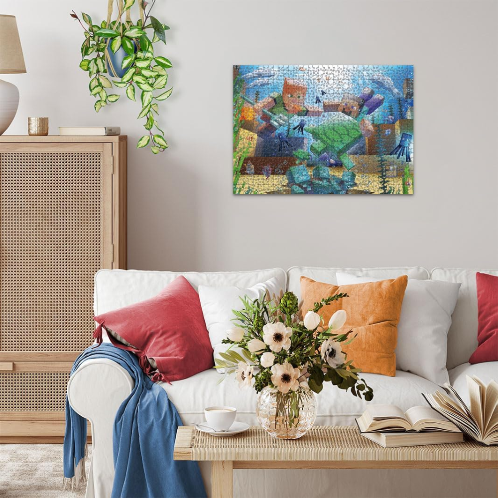 Ravensburger Puzzle 1000 PC Licensed - Minecraft Mosaic 12000421