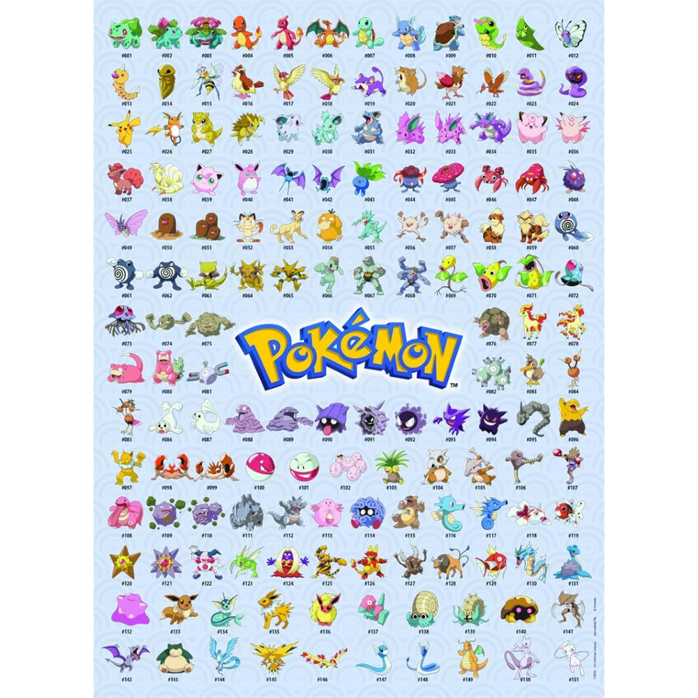 Ravensburger Puzzle 500 PC - POKEMON 12000511