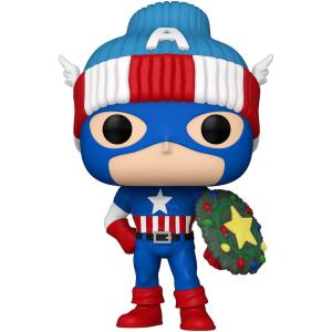 FUNKO POP MARVEL: HOLIDAY - POP FUNKO VINYL FIGURE 1438 CAPTAIN AMERICA 9CM 30/09/24