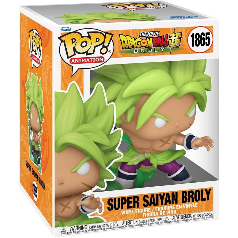 FUNKO POP DRAGON BALL SUPER: BROLY - VINYL FIGURE 1865 SUPER SAYAN BROLY 15CM 28/02/25