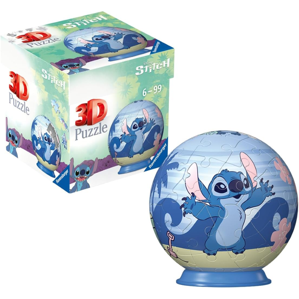 Ravensburger Puzzle 3D - Stitch Puzzleball 54 pc - Display 12 pc  74023