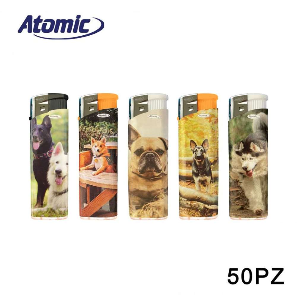ATOMIC ACCENDINO RICARICABILE ELECTRONIC F11 DOGS 1PZ=(50PZ)