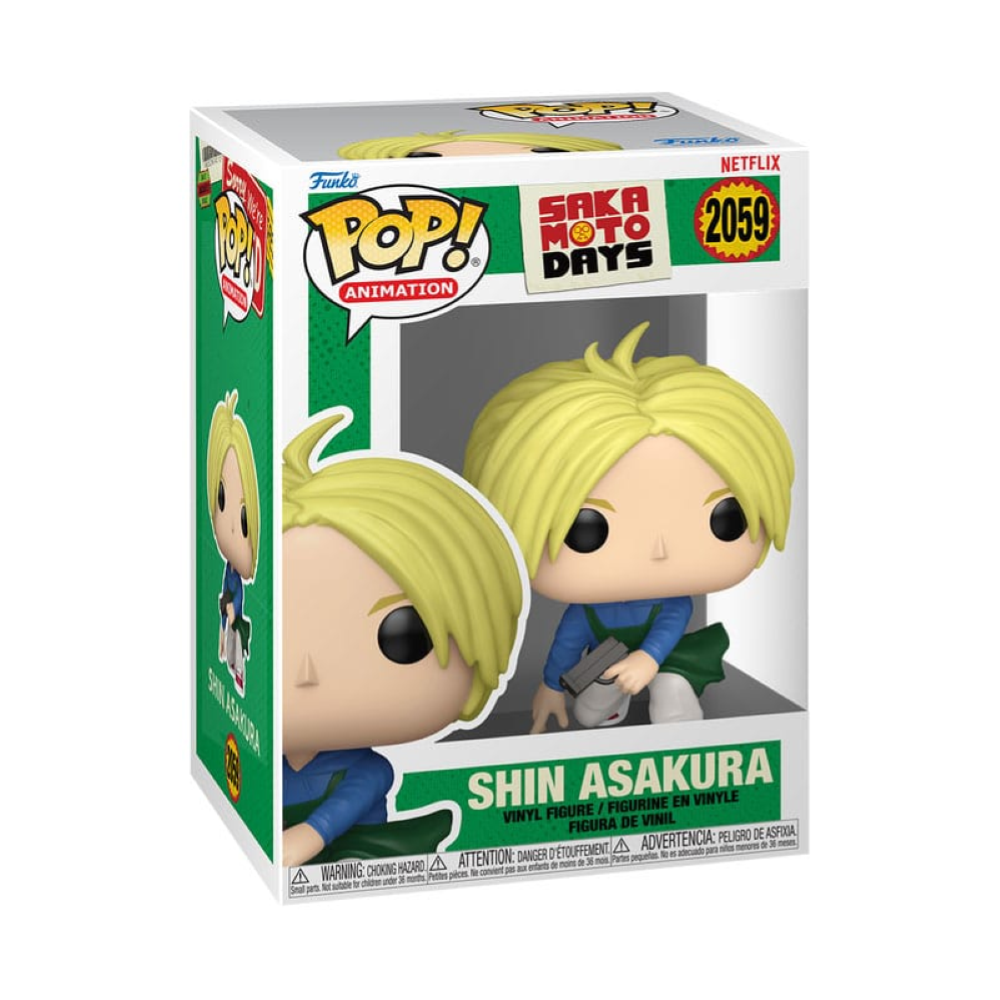 FUNKO POP SAKAMOTO DAYS - VINYL FIGURE 2059 SHIN ASAKURA 9CM 