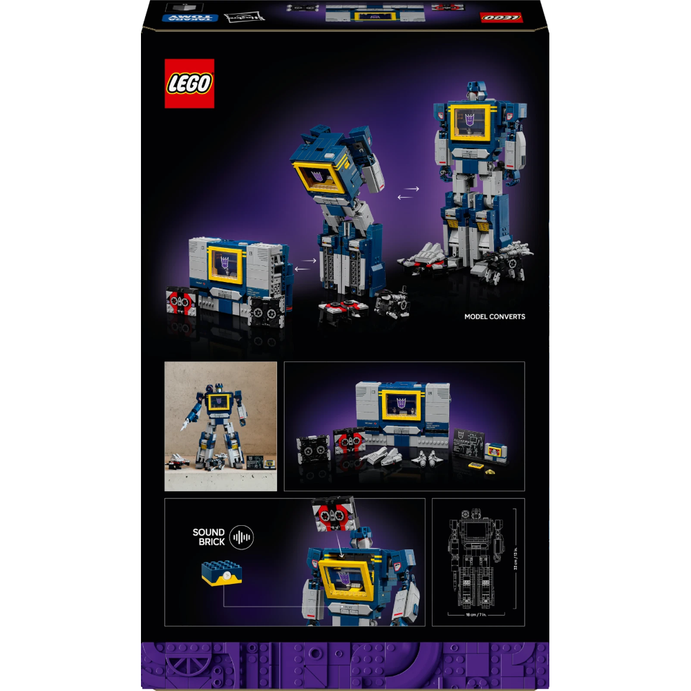 LEGO ICONS - Transformers: Soundwave 10358 