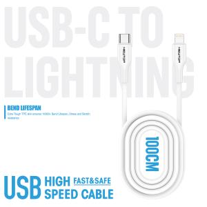 NEWTOP CU39 CAVO COLOR POP 100CM TYPE-C/LIGHTNING