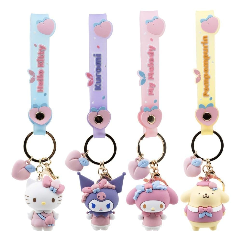 YuMe Keychain - Hello Kitty and Friends Keychain & Strap Peach Series - PDQ (12 Units) 11645
