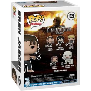 FUNKO POP ATTACK ON TITAN S4 - VINYL FIGURE 1321 EREN JEAGER 9CM