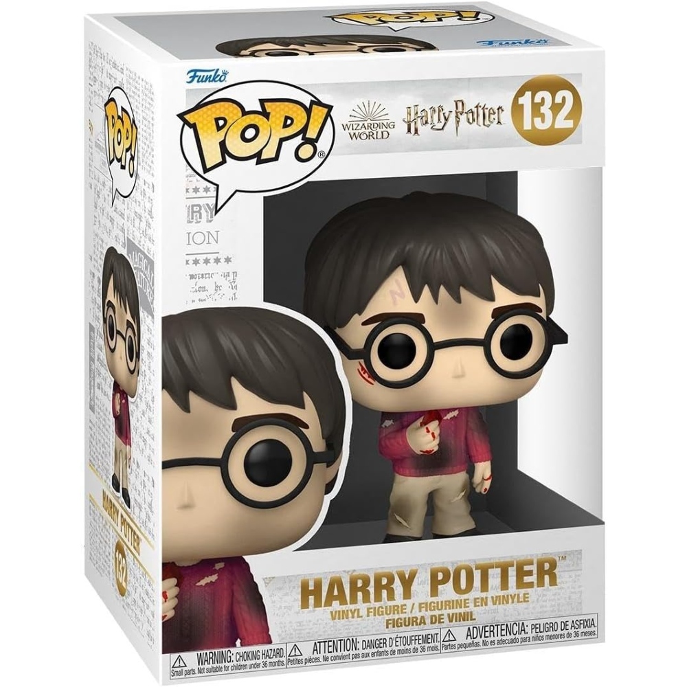 FUNKO POP HARRY POTTER ANNIVERSARY - POP FUNKO VINYL FIGURE 132 HARRY W/ THE STONE 9CM