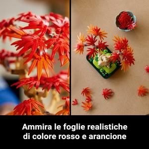 LEGO BOTANICALS - Bonsai di Acero Rosso Giapponese 10348 