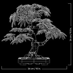 LEGO BOTANICALS - Bonsai di Acero Rosso Giapponese 10348 