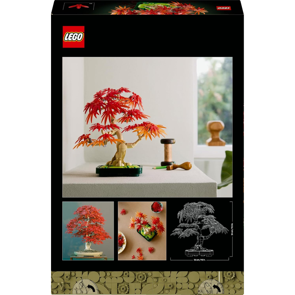 LEGO BOTANICALS - Bonsai di Acero Rosso Giapponese 10348 
