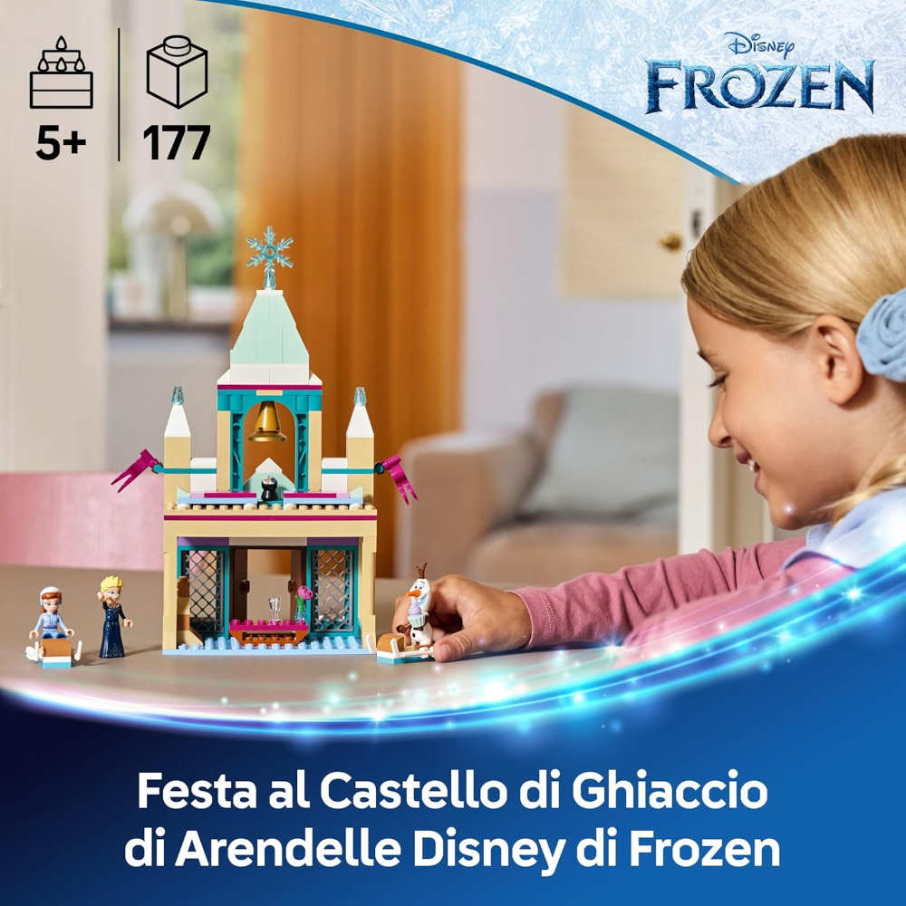 LEGO DISNEY FROZEN - Castello di ghiaccio di Arendelle 43265 