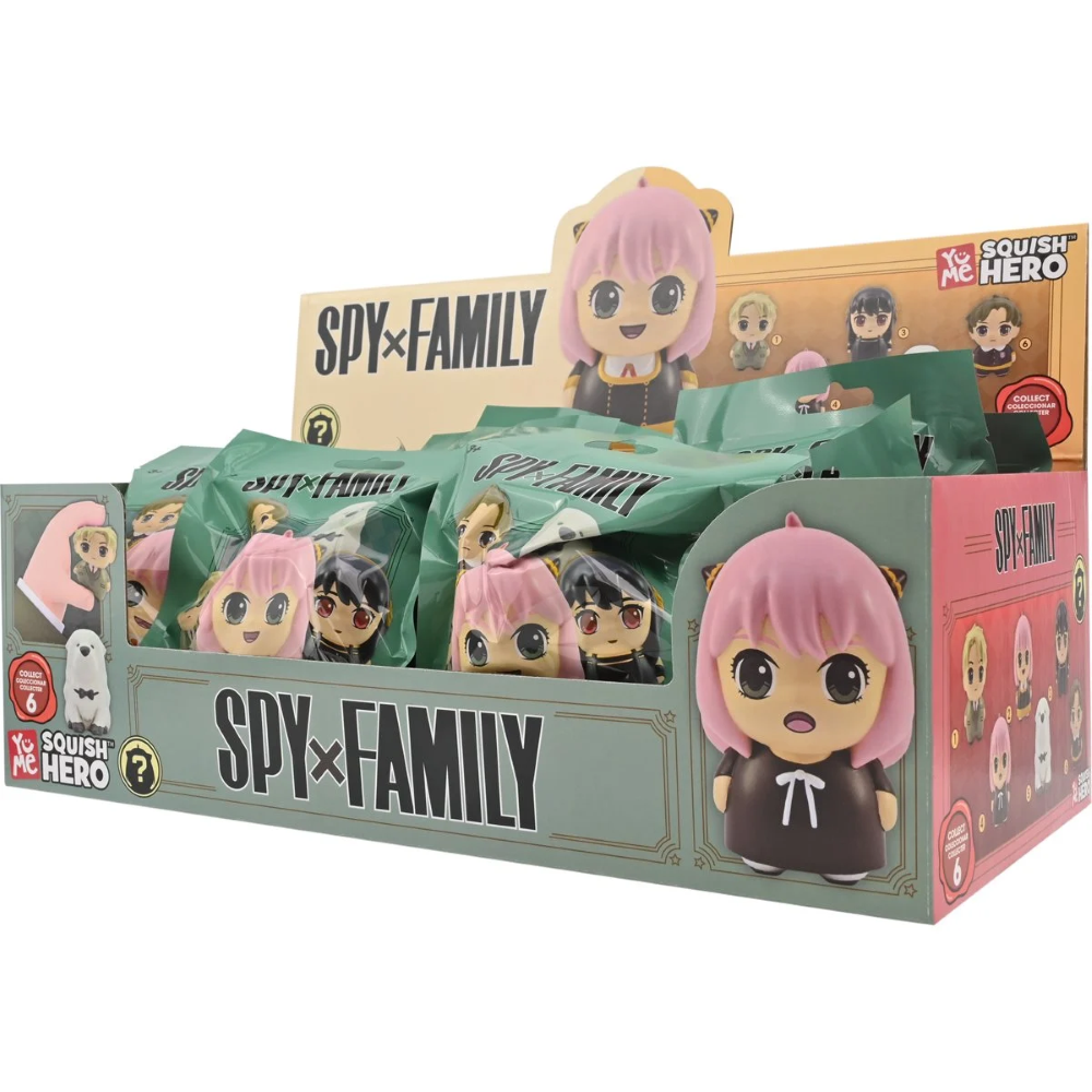 YuMe Blind Bag - Spy x Family Squish Hero - PDQ (12 Units) 11521
